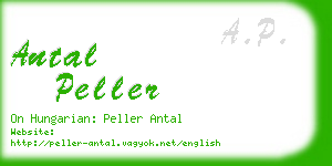 antal peller business card